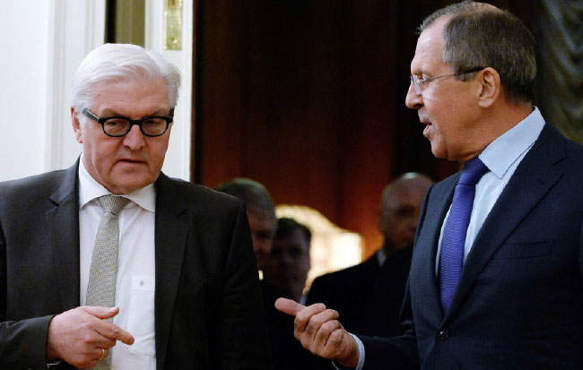 Russian, German FMs Call  for Anti-Terror Cooperation 